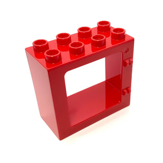 Duplo Door/Window 2x4x3 Flat Front Surface, Completely Open Back, Part# 61649 Part LEGO®   