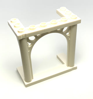 Arch 3x6x5 Ornamented, Part# 30613 Part LEGO® White  