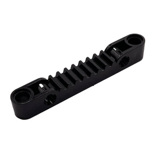 Technic, Gear Rack 1x7 with Axle and Pin Holes, Part# 87761 Part LEGO® Black
