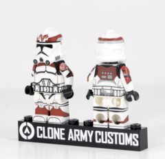 P2 Wolfpack Trooper (Dark Red)- CAC Custom minifigure Clone Army Customs