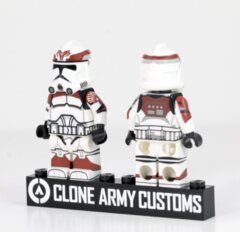 P2 Wolfpack Trooper (Dark Red)- CAC Custom minifigure Clone Army Customs   