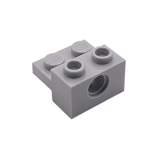 Technic, Brick Modified 1x2 with Hole and 1x2 Plate, Part# 73109 Part LEGO® Light Bluish Gray