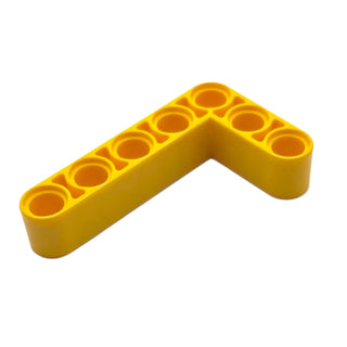 Technic, Liftarm, Modified Bent Thick L-Shape 3x5, Part# 32526 Part LEGO® Yellow