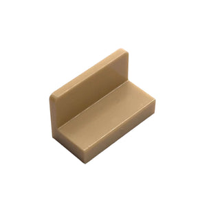 Panel 1 x 2 x 1 with Rounded Corners, Part# 4865b Part LEGO® Tan