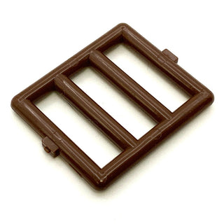 Bar 1x4x3 Window Grille, Part# 6016 Part LEGO® Brown