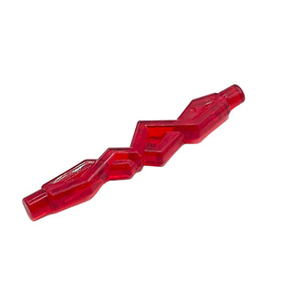 Magic Spell, Lightning with Bar Ends, Part# 3473b Part LEGO® Trans-Red