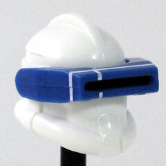 White Print Blue Macrobinoculars- CAC Custom Headgear Accessory Clone Army Customs