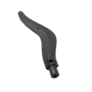 Wave Rounded Curved Single with Bar End (Flame, Sword), Part# 69858 Part LEGO® Black