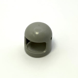 Minifigure, Headgear Helmet Space with Visor Dimples, Part# 193a2 Part LEGO® Light Gray - Decent Condition