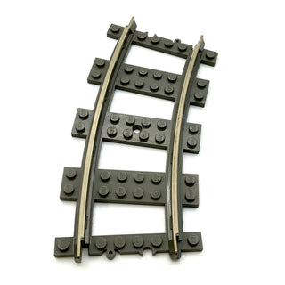 LEGO® Train Track 9V Curved, Part# 2867 Part LEGO® Dark Gray