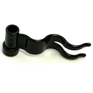 Flag 4x1 Wave Right, Part# 4495b Part LEGO® Black