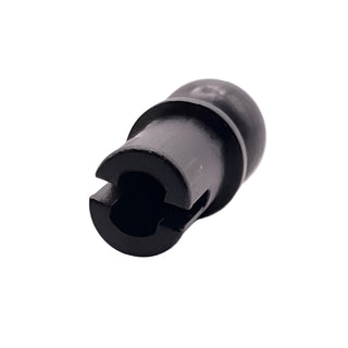 Technic, Pin with Friction Ridges and Tow Ball with Squared Pin Hole, Part# 6628b Part LEGO® Black