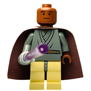 Mace Windu, sw0133 Minifigure LEGO® Like New (Trans-Light Purple Blade)