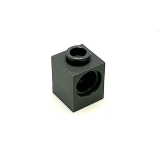 Technic, Brick 1x1 with Hole, Part# 6541 Part LEGO® Dark Bluish Gray  