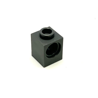 Technic, Brick 1x1 with Hole, Part# 6541 Part LEGO® Dark Bluish Gray