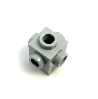 Brick, Modified 1x1 with Stud on 4 Sides, Part# 4733 Part LEGO® Light Bluish Gray