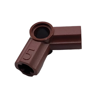 Technic, Axle and Pin Connector Angled #5 - 112.5 degrees, Part# 32015 Part LEGO® Reddish Brown