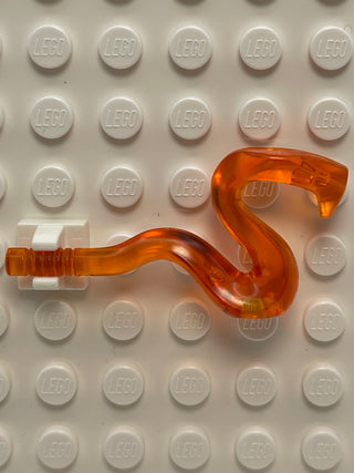 Raised Snake Weapon Accessories LEGO® Trans-Orange  