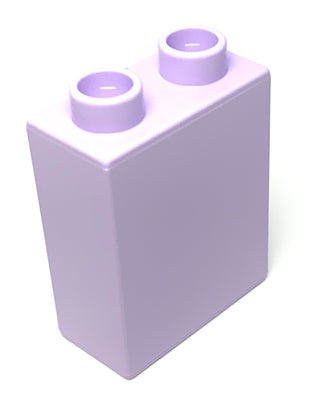 Duplo, Brick 1x2x2 without Bottom Tube, Part# 4066 Part LEGO® Lavender  