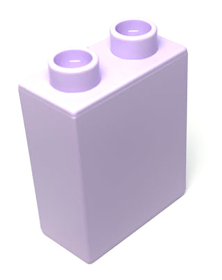 Duplo, Brick 1x2x2 without Bottom Tube, Part# 4066 Part LEGO® Lavender