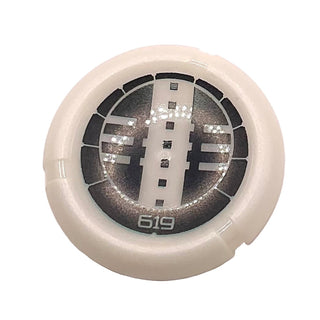 Throwing Disk with Bionicle Kanoka 619 Onu-Metru Pattern, Part# 32171pb107 Part LEGO®