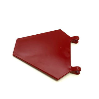 Flag 5x6 Hexagonal, Part# x1435 Part LEGO® Dark Red