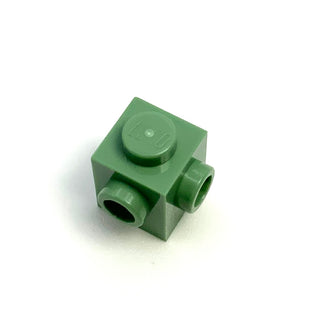 Brick, Modified 1x1 with Studs on 2 Sides (Adjacent), Part# 26604 Part LEGO® Sand Green