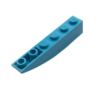 Slope, Curved 6 x 1 Inverted, Part# 42023 Part LEGO® Medium Azure