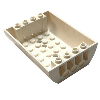 Slope Curved 6x8x2 Inverted Double, Part# 45410 Part LEGO® White