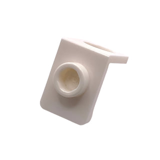 Minifigure Neck Bracket with back Stud (Thin Back wall), Part# 42446 Part LEGO® White
