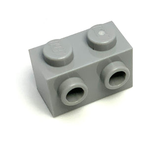 Brick, Modified 1x2 with Studs on 2 Sides, Part# 52107 Part LEGO® Light Bluish Gray  