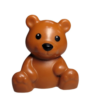 Duplo Bear Baby Cub (Teddy Bear), 49989pb02 LEGO® Animals LEGO® Dark Orange