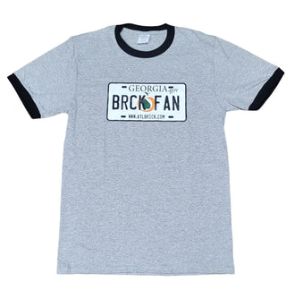 BRICKFAN GA License Plate T-Shirt T-Shirt United Brick Co®