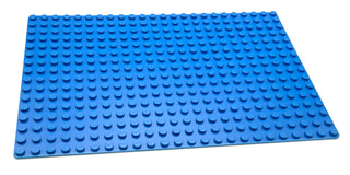 16x24 Baseplate, Part# 3334 Part LEGO® Blue Like New