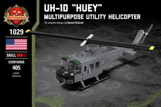 UH-1D "Huey" - Multipurpose Utility Helicopter, 1029 Building Kit LEGO®