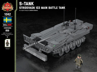 S-Tank - Stridsvagn 103 Main Battle Tank, 1042 Building Kit LEGO®