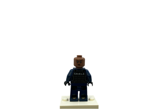 SHIELD Agent - Female, Tactical Vest, Black Goggles, Medium Brown Head, sh0917 Minifigure LEGO®