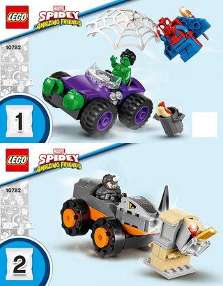 10782-Hulk vs. Rhino Truck Showdown - INSTRUCTIONS ONLY Instructions LEGO®