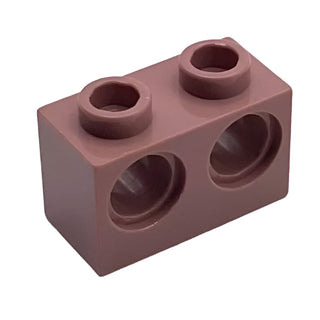 Technic, Brick 1x2 with Holes, Part# 32000 Part LEGO® Decent - Sand Red
