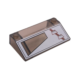 Slope 33 3 x 6 with Inner Walls with ARC-170 Starfighter Pattern Model Left Side, Part# 3939px1 Part LEGO® Trans-Brown Very Good