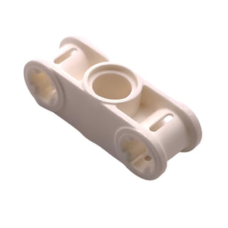 Technic, Axle and Pin Connector Perpendicular 3L with Center Pin Hole, Part# 32184 Part LEGO® White