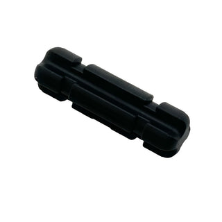 Technic Axle 2L Notched, Part# 32062 Part LEGO® Black