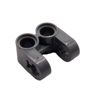 Technic, Axle and Pin Connector Perpendicular Double Split, Part# 41678 Part LEGO® Dark Bluish Gray