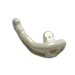 Wave Rounded Energy with Bar Handle (Power Blast), Part# 27393 Part LEGO® White