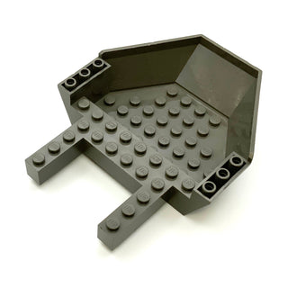 Cockpit 12 x 10 x 2 2/3, Part# 30299 Part LEGO® Decent - Dark Gray