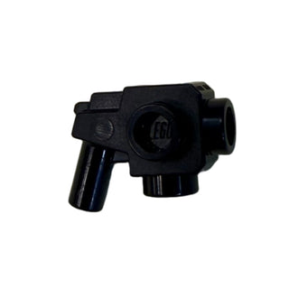 Minifigure Weapon Gun Blaster with Studs on Sides Bottom and Front Part#44709 Part LEGO® Black
