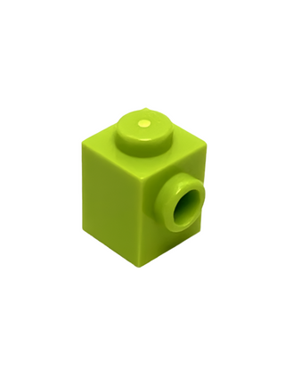 Brick, Modified 1x1 with Stud on Side, Part# 87087 Part LEGO® Lime 1 Part