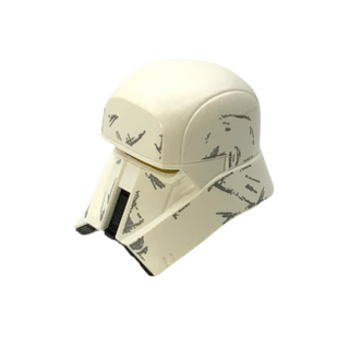 Large Figure Head Modified SW Range Trooper Helmet Pattern, Part# 35887pb01c01 Part LEGO® Very Good
