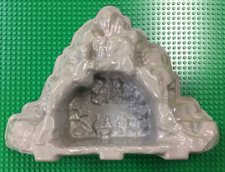 Baseplate, Raised Dragon Cave no Studs, Part# 4110165 Part LEGO®