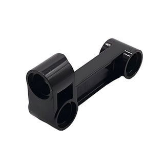 Technic, Pin Connector Perpendicular 2x4 Bent, Part# 11455 Part LEGO® Black